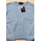 Женский свитер Ralph Lauren голубой 83566